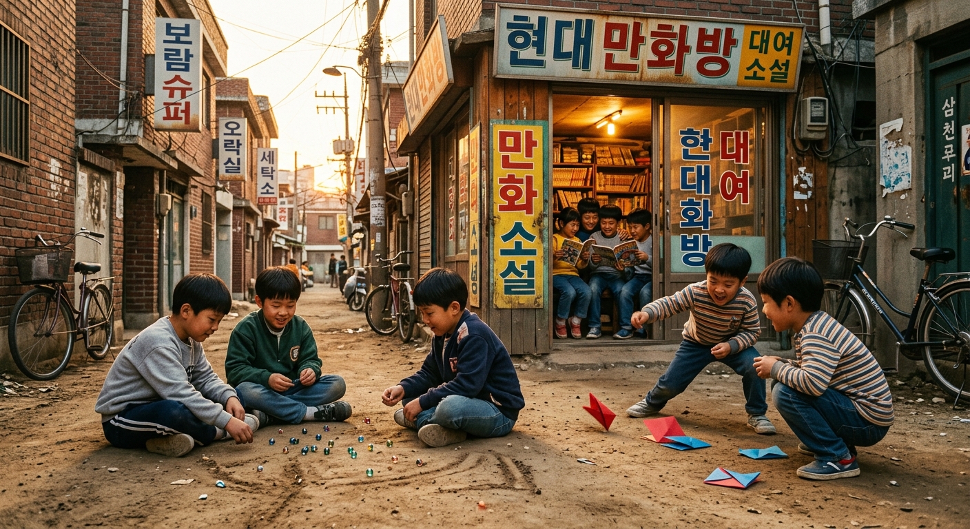봄이 찾아온 간이역