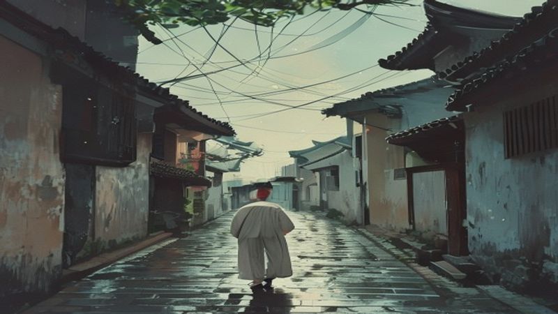 비 내리는 골목길의 우산 수리공 – 제134화