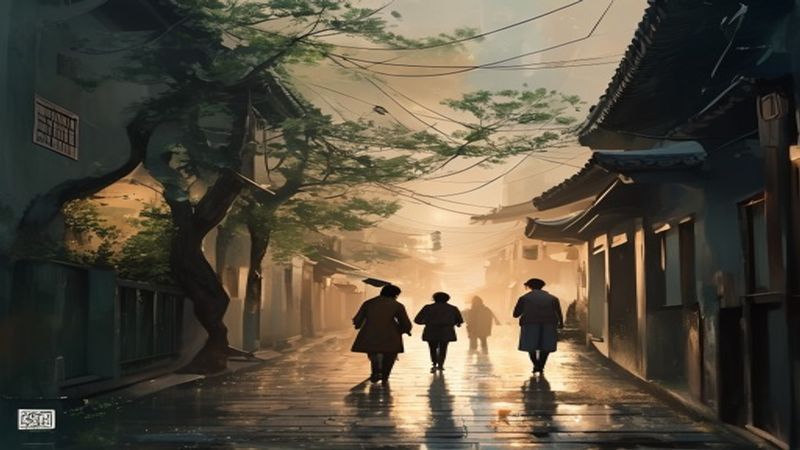 비 내리는 골목길의 우산 수리공 – 제147화